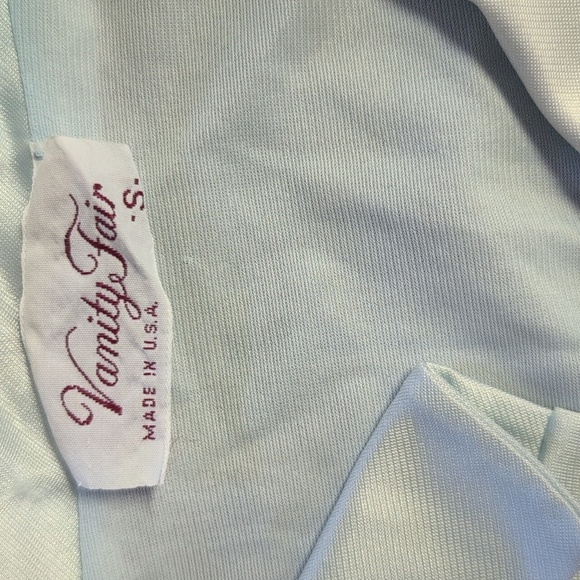 Vanity Fair - Vintage Light Blue Button-Up Nightshirt - Picture 3 of 5